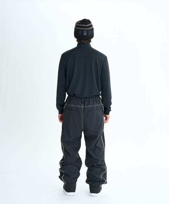 QUICKSILVER ビブパンツ　黒 s Quiksilver パンツ UTILITY BIB/クイックシルバースキースノーボード