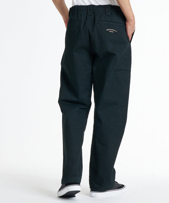 QUIKSILVER メンズ MERCURY CHINO WASH PT ロングパンツ 【2026年秋冬モデル】 BLK / XL