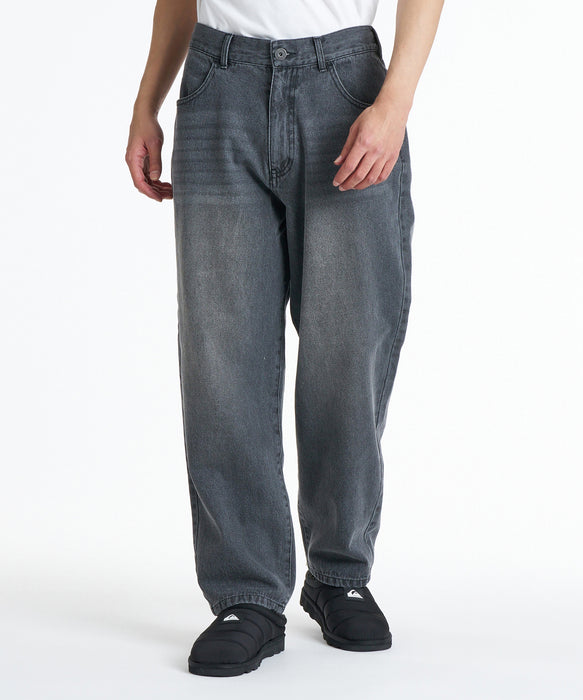 QUIKSILVER メンズ DNA DENIM WASH PT デニムパンツ 【2026年秋冬モデル】 GRY / XL