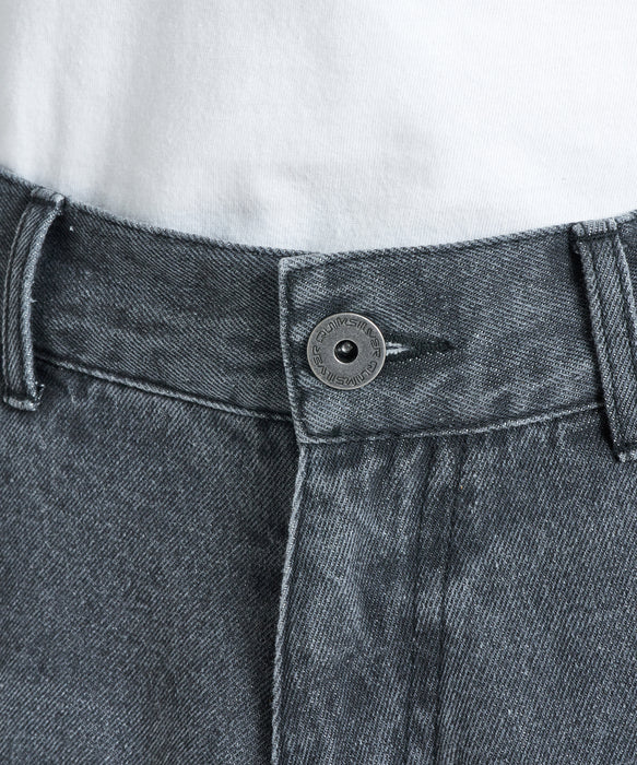 QUIKSILVER メンズ DNA DENIM WASH PT デニムパンツ 【2026年秋冬モデル】 GRY / XL