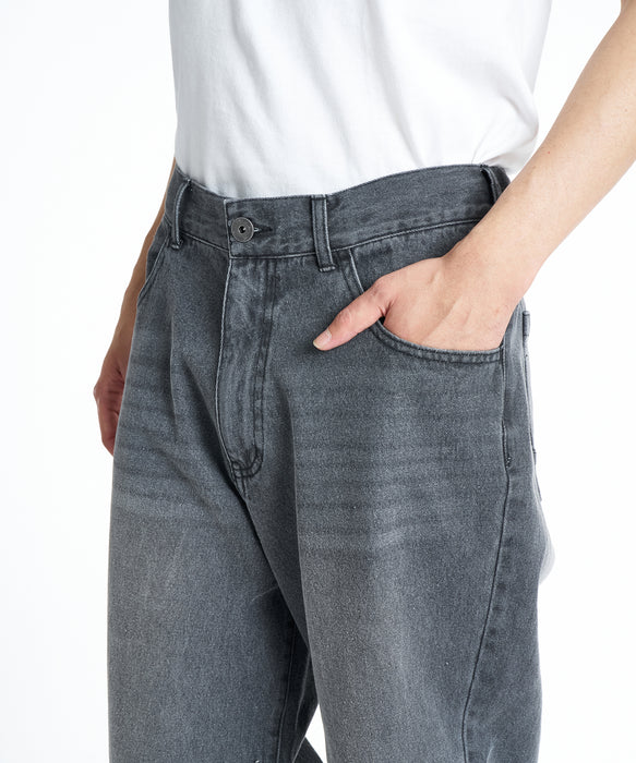 QUIKSILVER メンズ DNA DENIM WASH PT デニムパンツ 【2026年秋冬モデル】 GRY / XL