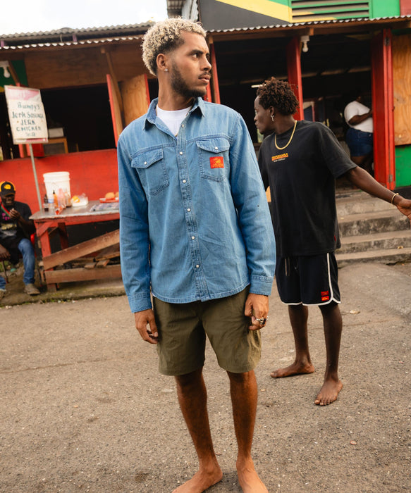 QUIKSILVER メンズ　QUIKSILVER X BOB MARLEY　 UPRISING SHIRT 長袖シャツ 【2026年秋冬モデル】