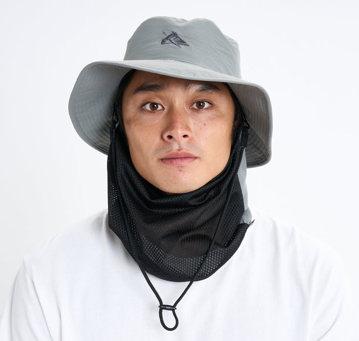 【OUTLET】Quiksilver UV WATER FACE MASK HAT ハット メンズ