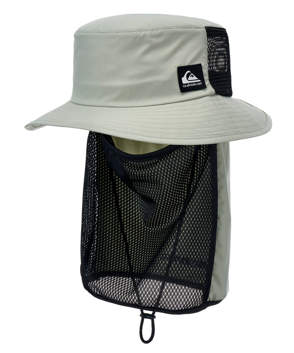 QUIKSILVER メンズ WR UV WATER FACE MAS サーフハット 【2026年春夏モデル】 OLV / F
