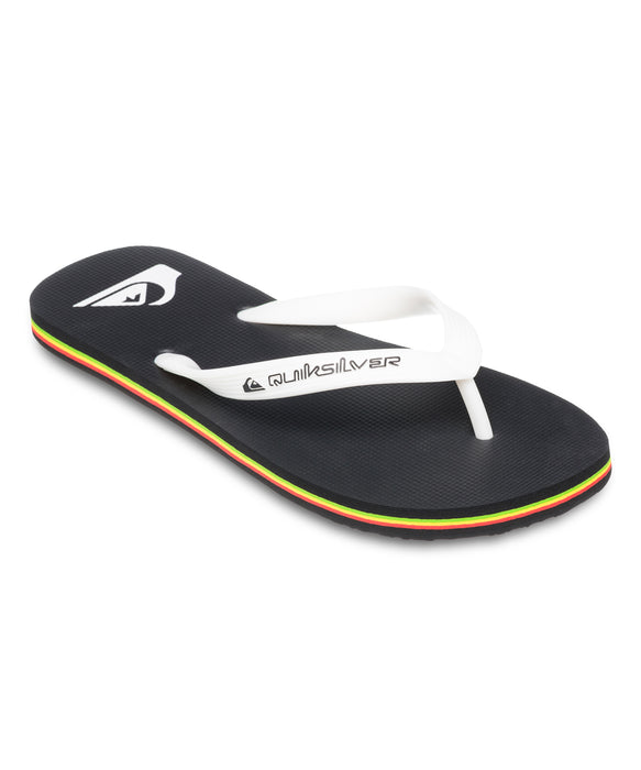 QUIKSILVER メンズ MOLOKAI CORE ロゴビーチサンダル