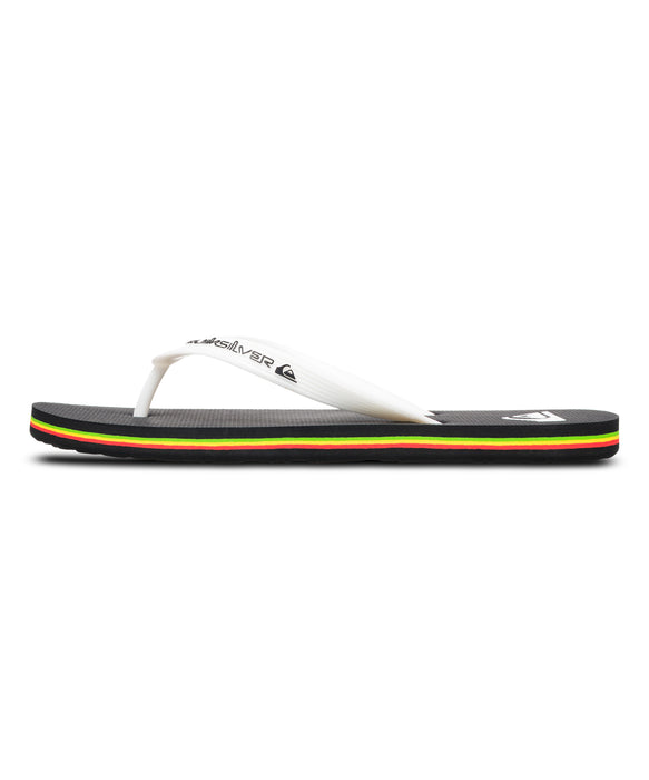 QUIKSILVER メンズ MOLOKAI CORE ロゴビーチサンダル