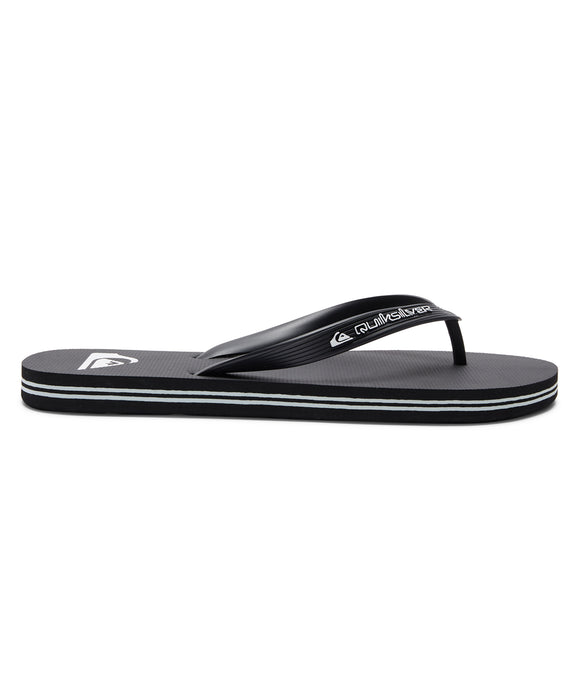 QUIKSILVER メンズ MOLOKAI CORE ロゴビーチサンダル