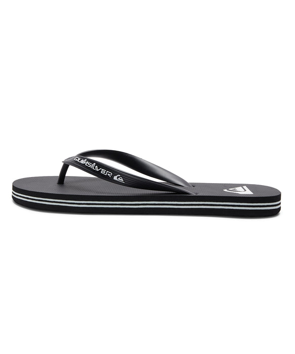 QUIKSILVER メンズ MOLOKAI CORE ロゴビーチサンダル