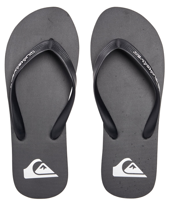 QUIKSILVER メンズ MOLOKAI CORE ロゴビーチサンダル