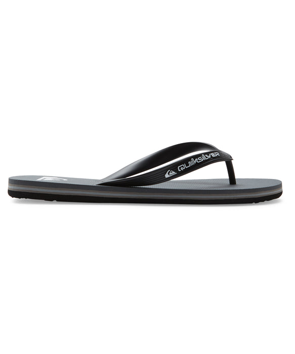 QUIKSILVER メンズ MOLOKAI CORE ロゴビーチサンダル