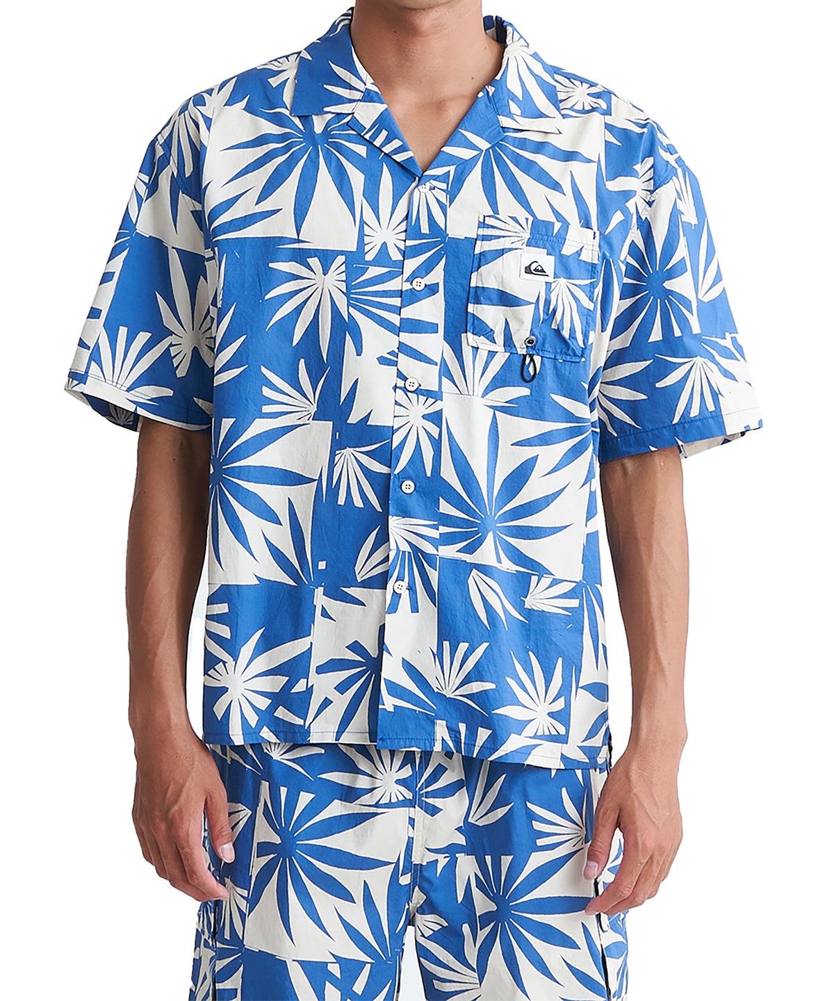 OUTLET】QUIKSILVER メンズ FUN SURF SHIRTS 半袖シャツ コットン