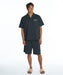 QUIKSILVER メンズ SIGN OPEN SHIRT 半袖シャツ 【2026年夏モデル】 BLK / XL