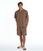 QUIKSILVER メンズ SIGN OPEN SHIRT 半袖シャツ 【2026年夏モデル】 BRN1 / XL