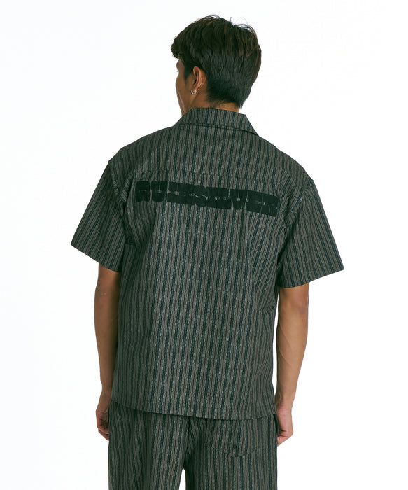 QUIKSILVER メンズ SIGN OPEN SHIRT 半袖シャツ 【2026年夏モデル】 BRN2 / XL