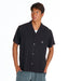 QUIKSILVER メンズ DNA BUBBLE OPEN SHIRT 半袖シャツ 【2026年夏モデル】 BLK / XL