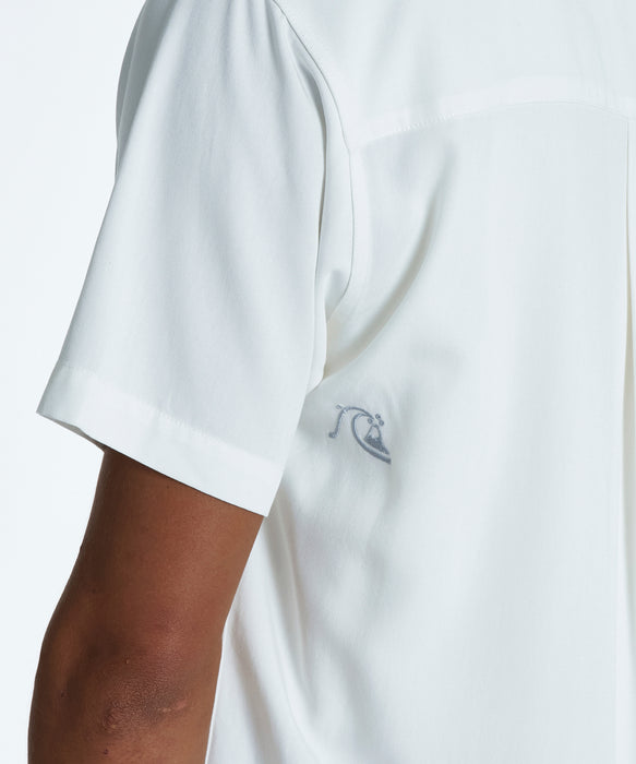 QUIKSILVER メンズ DNA BUBBLE OPEN SHIRT 半袖シャツ 【2026年夏モデル】 OWT / XL