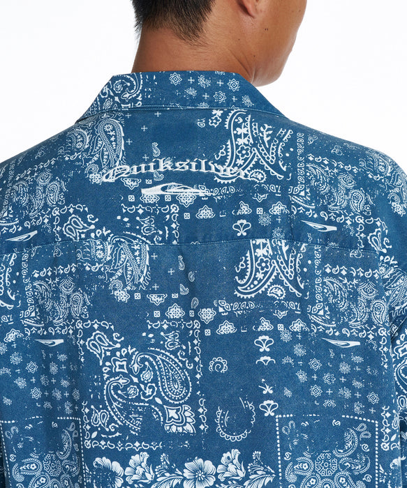QUIKSILVER メンズ MERCURY PAISLEY OPEN SHIRT 半袖シャツ 【2026年夏モデル】 IND / XL