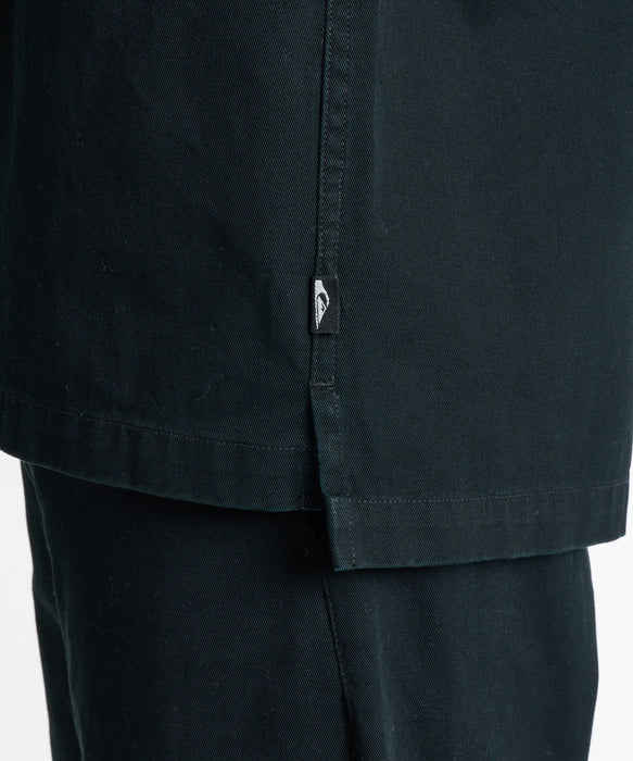 QUIKSILVER メンズ MERCURY CHINO WASH SHIRTS 長袖シャツ 【2026年秋冬モデル】 BLK / XL