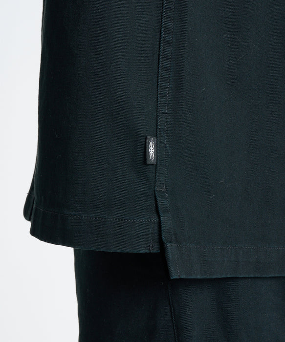 QUIKSILVER メンズ MERCURY CHINO WASH SHIRTS 長袖シャツ 【2026年秋冬モデル】 BLK / XL