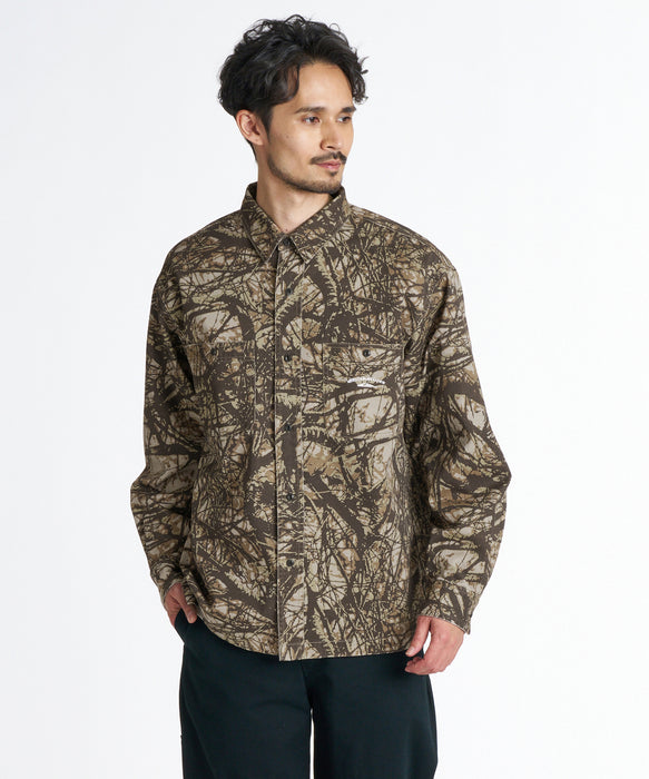 QUIKSILVER メンズ MERCURY CHINO WASH SHIRTS 長袖シャツ 【2026年秋冬モデル】 KHA / XL
