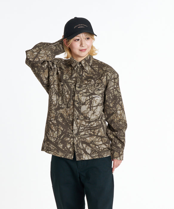QUIKSILVER メンズ MERCURY CHINO WASH SHIRTS 長袖シャツ 【2026年秋冬モデル】 KHA / XL