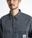QUIKSILVER メンズ DNA DENIM WASH SHIRTS 長袖シャツ 【2026年秋冬モデル】 GRY / XL