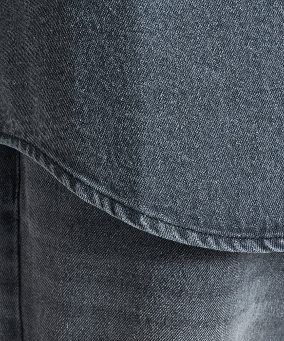 QUIKSILVER メンズ DNA DENIM WASH SHIRTS 長袖シャツ 【2026年秋冬モデル】 GRY / XL