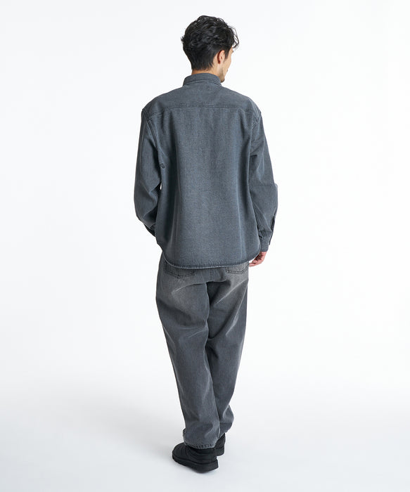 QUIKSILVER メンズ DNA DENIM WASH SHIRTS 長袖シャツ 【2026年秋冬モデル】 GRY / XL