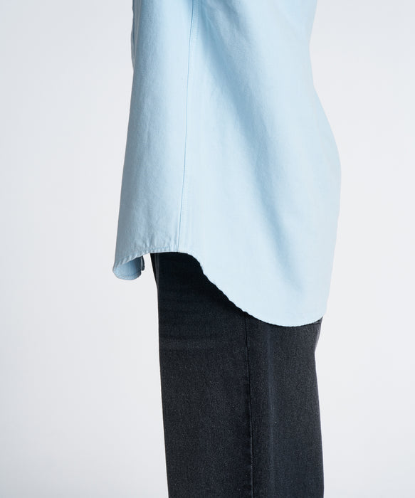 QUIKSILVER メンズ DNA OX WASH BD SHIRTS 長袖シャツ 【2026年秋冬モデル】 SAX / XL