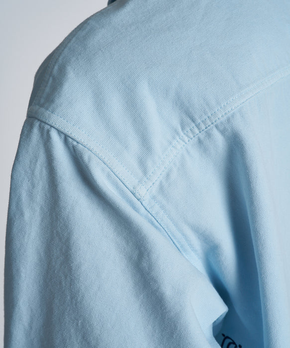 QUIKSILVER メンズ DNA OX WASH BD SHIRTS 長袖シャツ 【2026年秋冬モデル】 SAX / XL