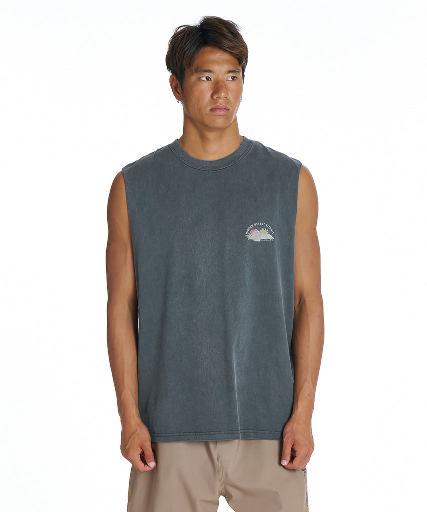 QUIKSILVER メンズ HIDDEN DESERT SL タンクトップ ルーズフィット