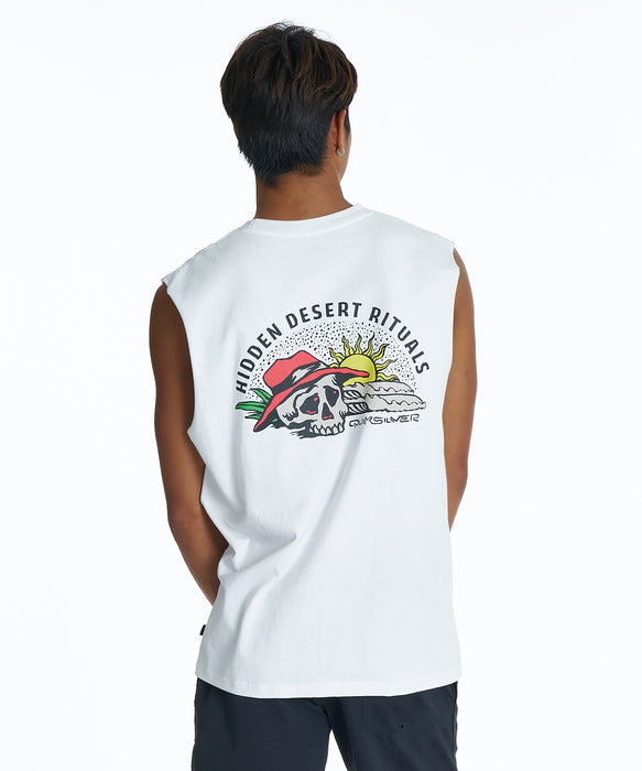 QUIKSILVER メンズ HIDDEN DESERT SL タンクトップ ルーズフィット
