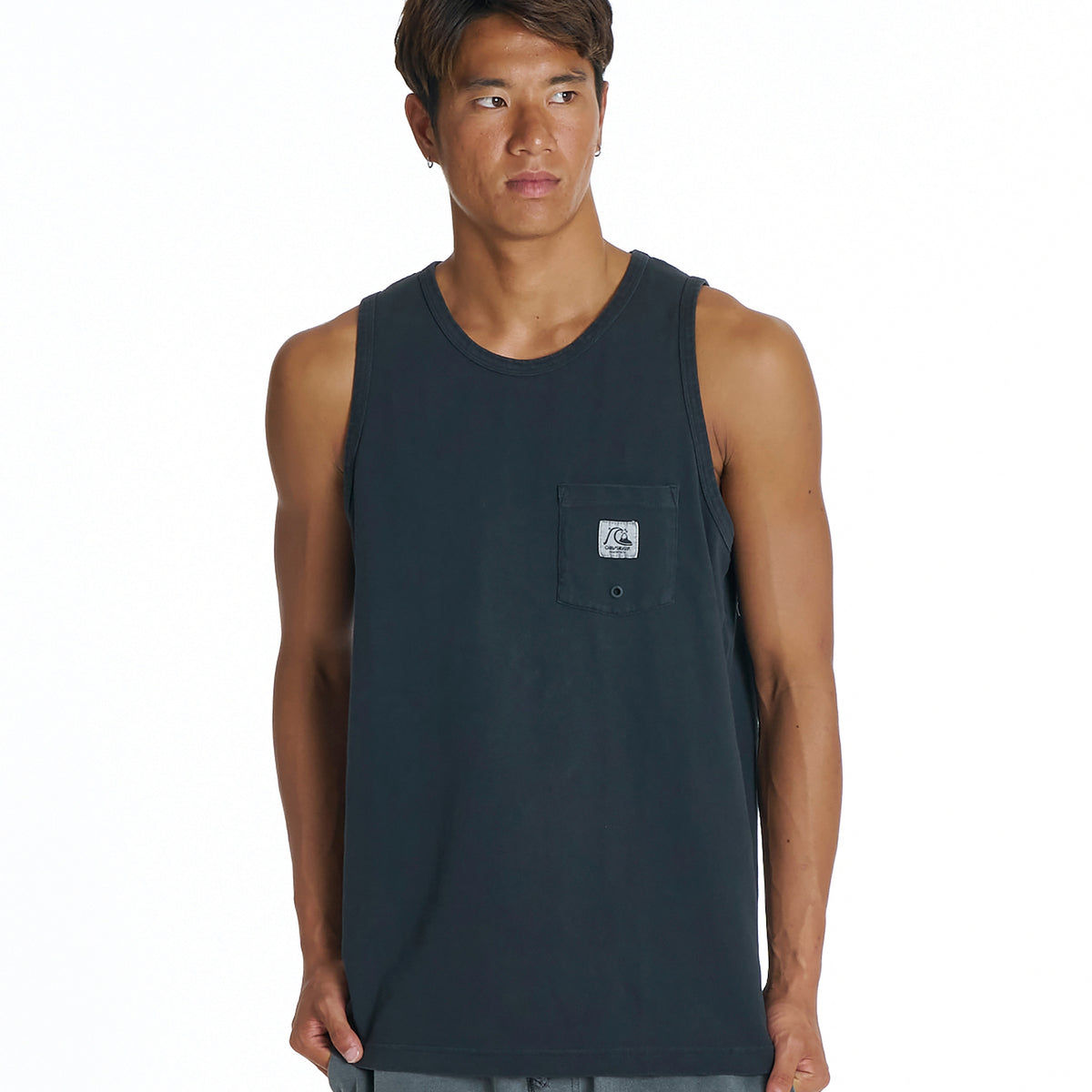 QUIKSILVER メンズ DNA BUBBLE TANK タンクトップ ワンポイント