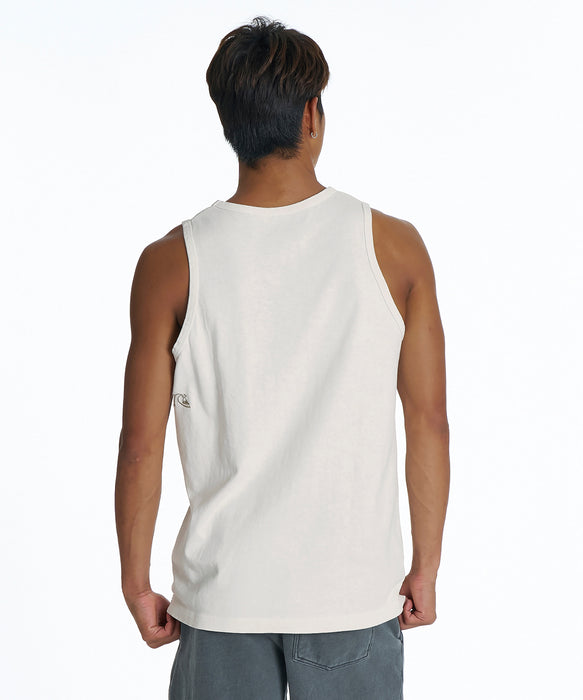 QUIKSILVER メンズ DNA BUBBLE TANK タンクトップ ワンポイント レギュラーフィット【2026年夏モデル】