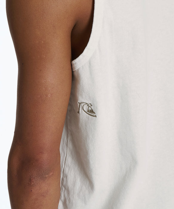 QUIKSILVER メンズ DNA BUBBLE TANK タンクトップ ワンポイント レギュラーフィット【2026年夏モデル】