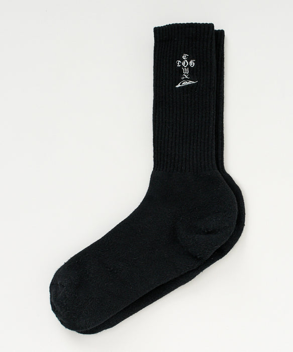 <QUIKSILVER X DOGTOWN>メンズ DTQS SOCKS リブソックス(25cm-27㎝)【2026年夏モデル】