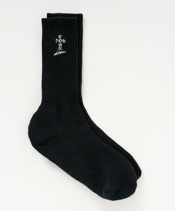 <QUIKSILVER X DOGTOWN>メンズ DTQS SOCKS リブソックス(25cm-27㎝)【2026年夏モデル】