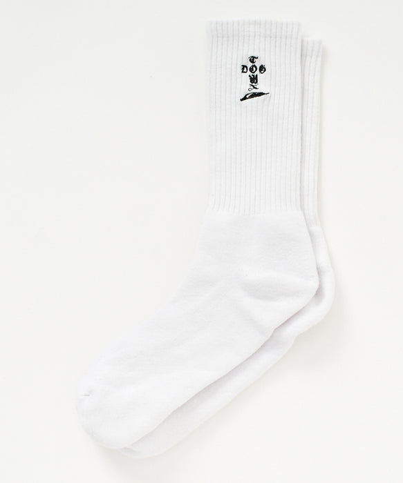 <QUIKSILVER X DOGTOWN>メンズ DTQS SOCKS リブソックス(25cm-27㎝)【2026年夏モデル】