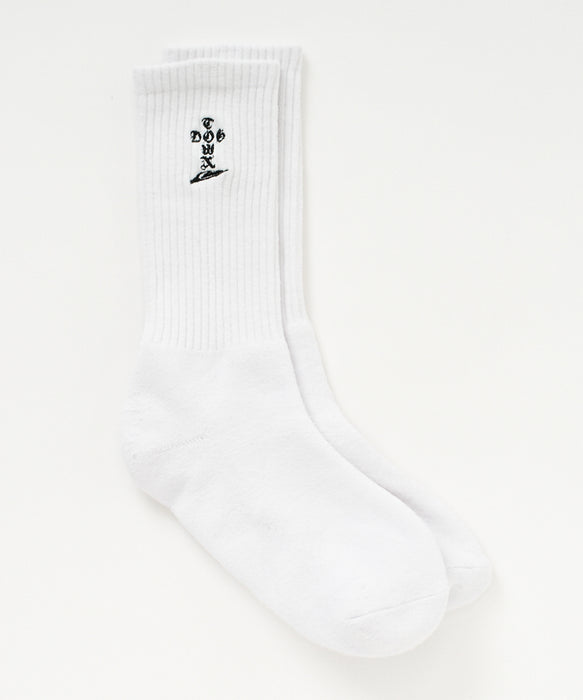 <QUIKSILVER X DOGTOWN>メンズ DTQS SOCKS リブソックス(25cm-27㎝)【2026年夏モデル】