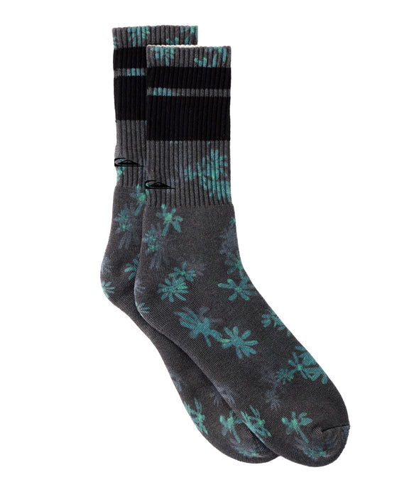 QUIKSILVER メンズ QS LOGO SOCKS ソックス 【2026年秋冬モデル】 BLU / F