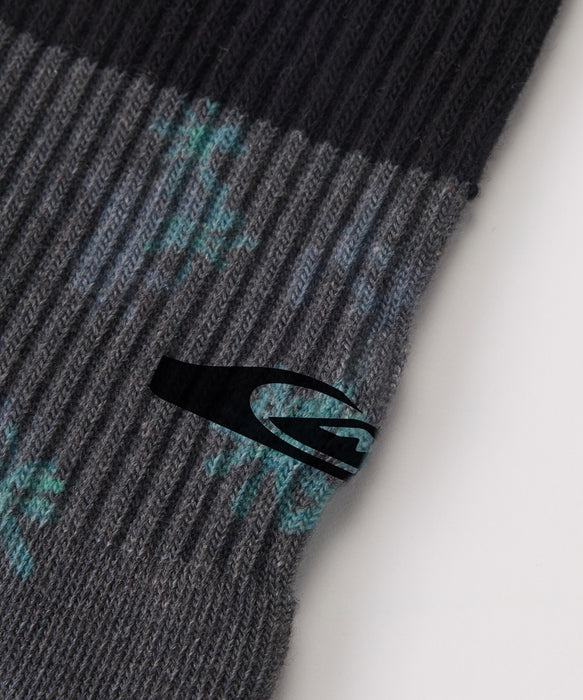 QUIKSILVER メンズ QS LOGO SOCKS ソックス 【2026年秋冬モデル】 BLU / F