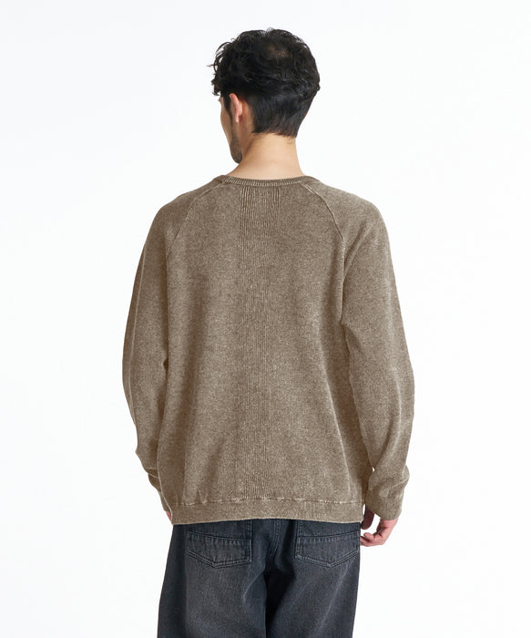 QUIKSILVER メンズ DNA SOLID SWEATER セーター 【2026年秋冬モデル】 BGE / XL