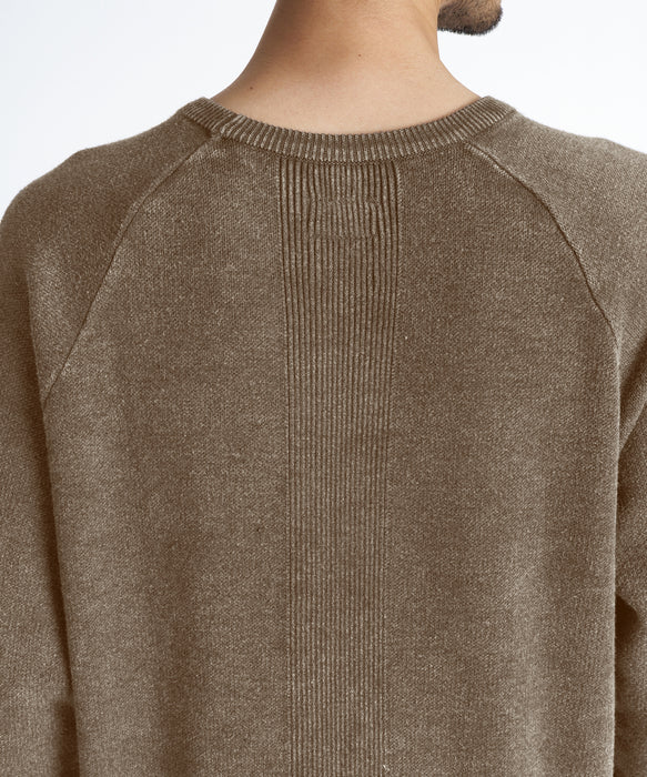 QUIKSILVER メンズ DNA SOLID SWEATER セーター 【2026年秋冬モデル】 BGE / XL