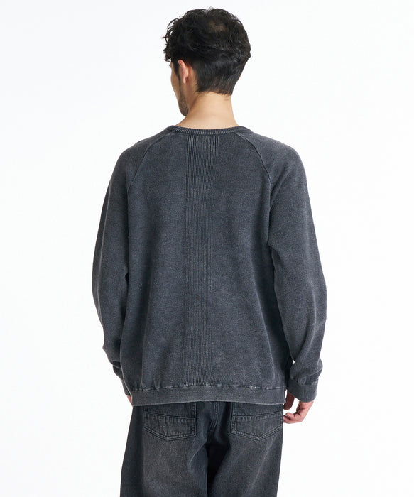QUIKSILVER メンズ DNA SOLID SWEATER セーター 【2026年秋冬モデル】 BLK / XL