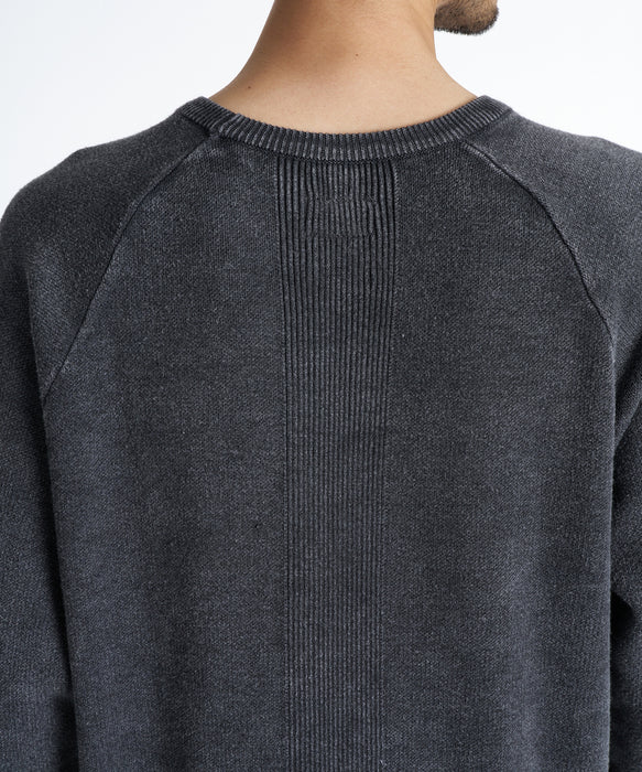 QUIKSILVER メンズ DNA SOLID SWEATER セーター 【2026年秋冬モデル】 BLK / XL