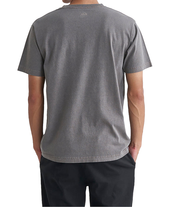 【OUTLET】QUIKSILVER メンズ DALA JUNGLE ST 半袖コットンTシャツ レギュラーフィット グラフィックデザイン