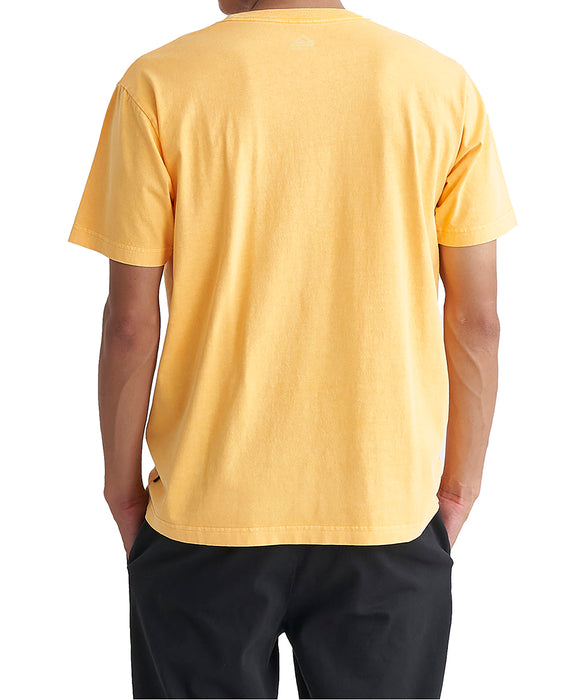 【OUTLET】QUIKSILVER メンズ DALA JUNGLE ST 半袖コットンTシャツ レギュラーフィット グラフィックデザイン