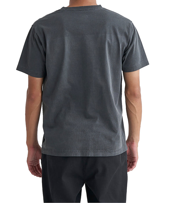 【OUTLET】QUIKSILVER メンズ ORIGINAL SCRIPT ST 半袖コットンTシャツ レギュラーフィット ロゴT