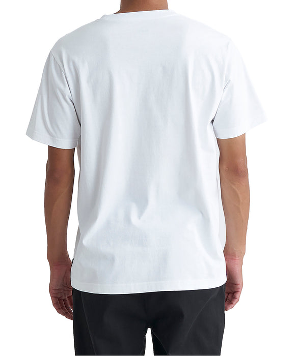 【OUTLET】QUIKSILVER メンズ ORIGINAL SCRIPT ST 半袖コットンTシャツ レギュラーフィット ロゴT