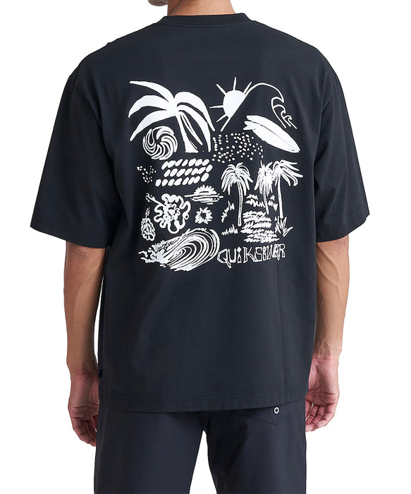 【OUTLET】Quiksilver SLOW FLOW ST メンズ 半袖Tシャツ